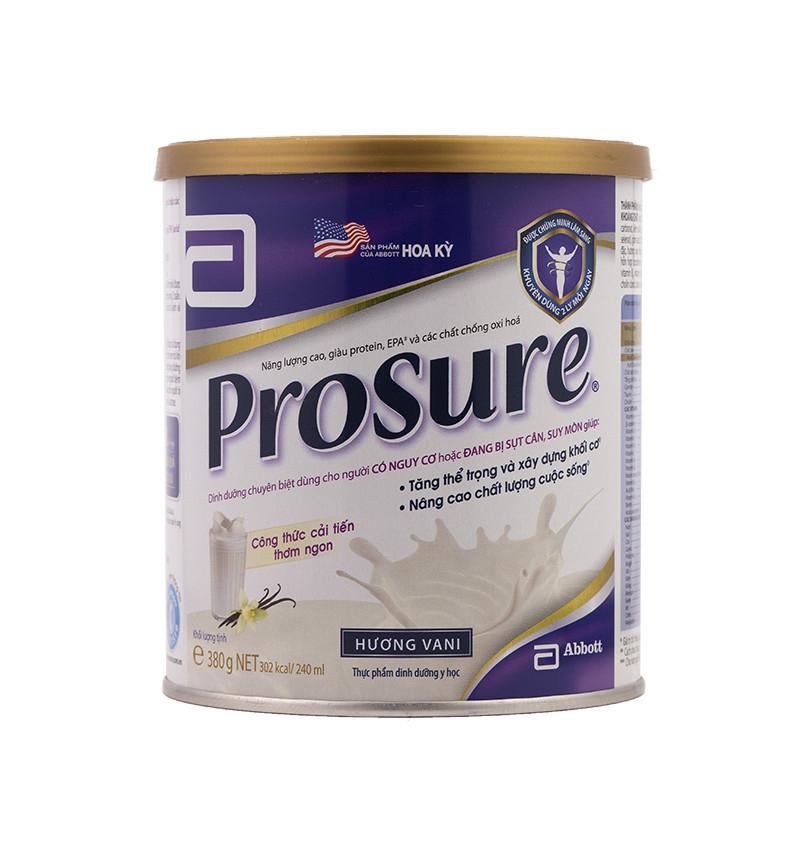 Thành phần chất đạm của Sữa Prosure là nguyên liệu cơ bản để giúp cung cấp năng lượng cho cơ thể
