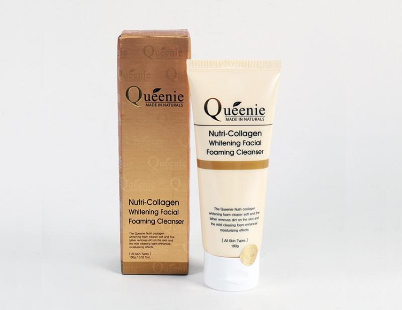 Sữa rửa mặt bổ sung Collagen Queenie