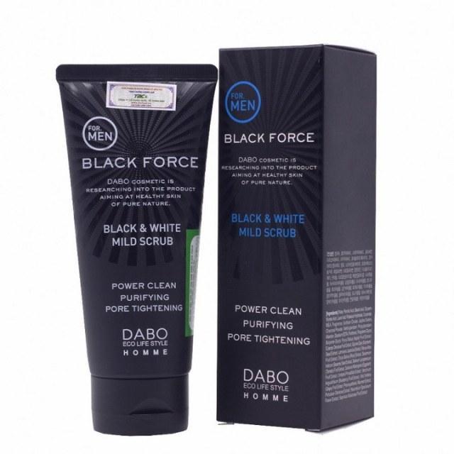 Sữa rửa mặt cho nam Dabo Black Force