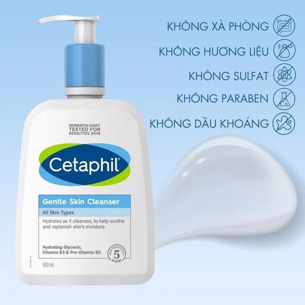Sữa rửa mặt dịu nhẹ Cetaphil Gentle Skin Cleanser
