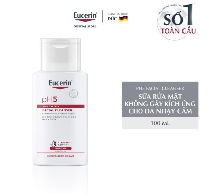 Sữa rửa mặt  Eucerin pH5 Sensitive Skin Facial Cleanser