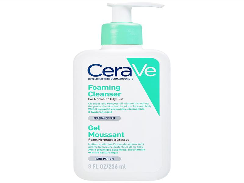 Sữa rửa mặt giúp làm sạch sâu dành cho da dầu Cerave Foaming Facial Cleans