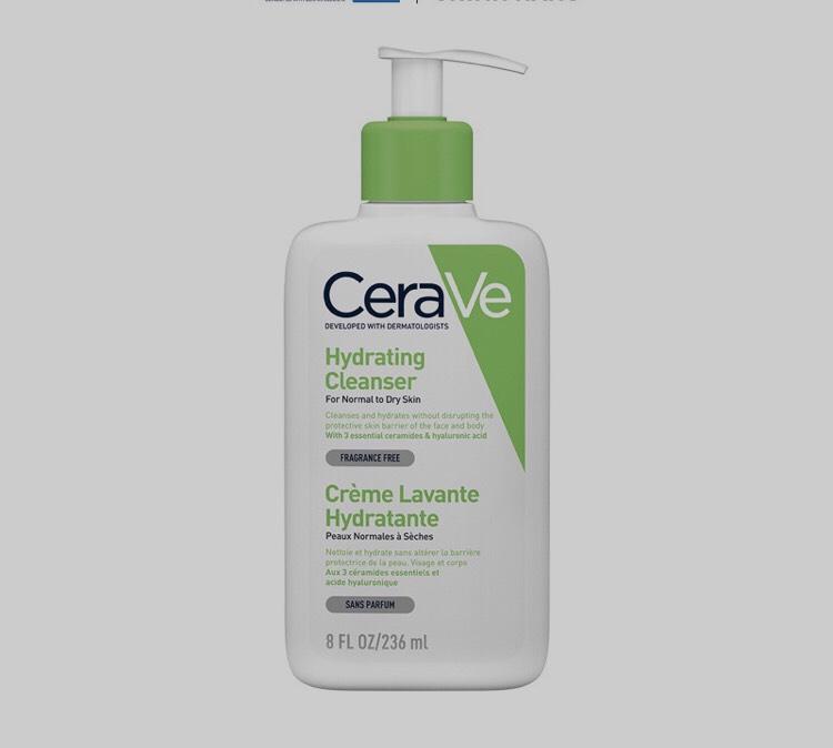 Sữa rửa mặt làm sạch sâu dành cho da thường và da khô Cerave Hydrating Cleanser