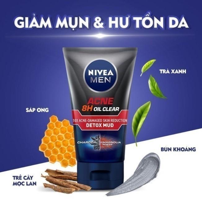 Sữa rửa mặt Nivea Men Acne Oil Clear