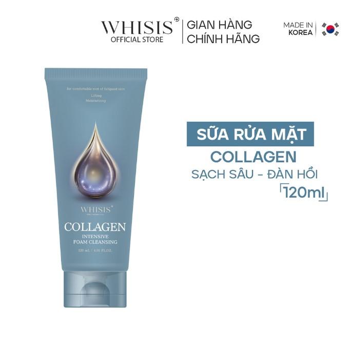 Sữa rửa mặt Whisis Collagen Intensive Foam Cleansing