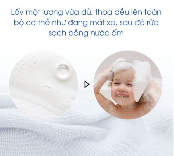 Sữa tắm gội chống cảm cho bé Atono2 Oxygen