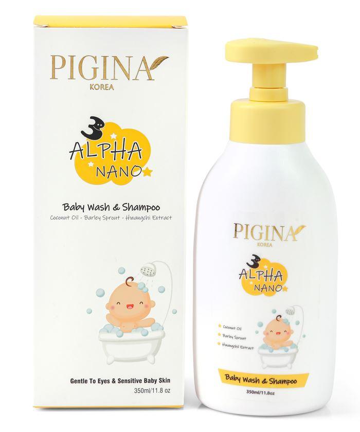 Sữa tắm gội toàn thân cho bé Pigina Baby Wash & Shampoo
