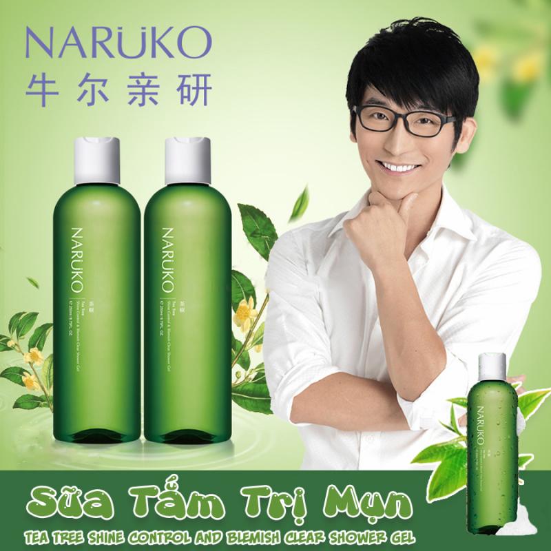 Sữa tắm Naruko Tea Tree Shine Control and Blemish Clear Shower Gel