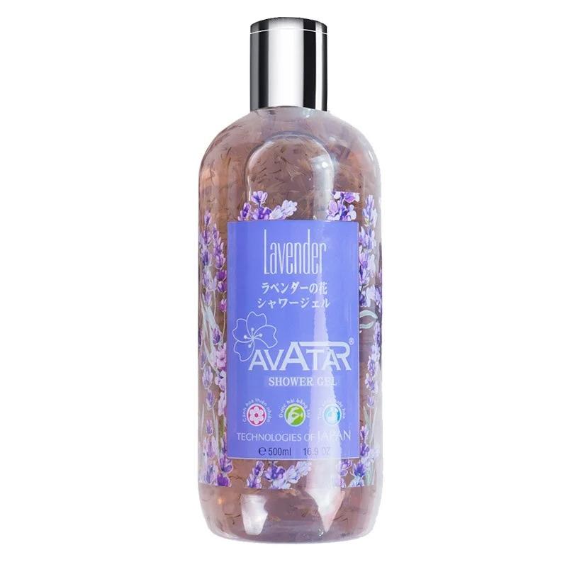 Sữa tắm Nhật Bản Avatar cánh hoa thật Lavender