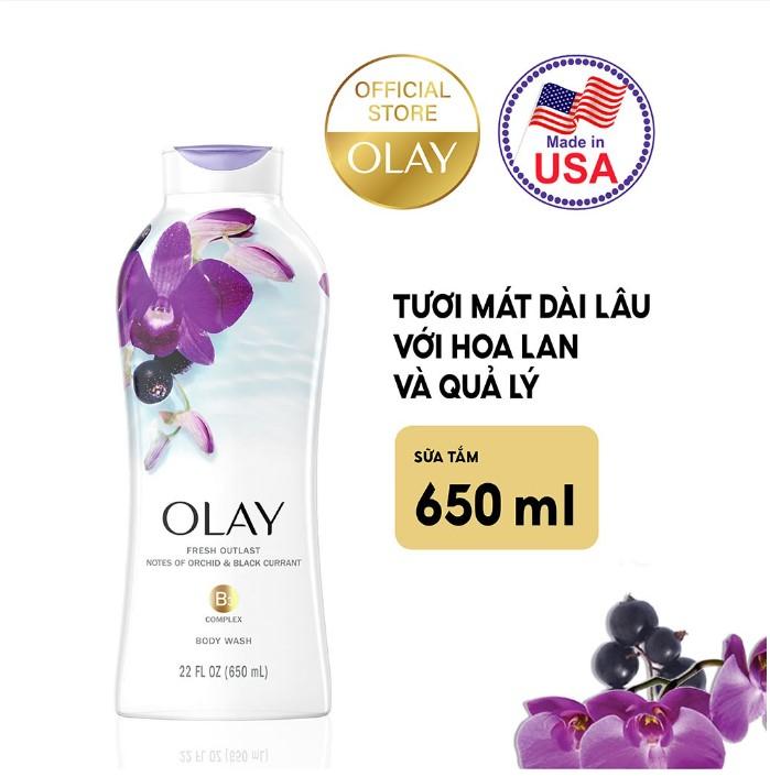 Sữa tắm Olay Soothing Orchid & Blackcurrant