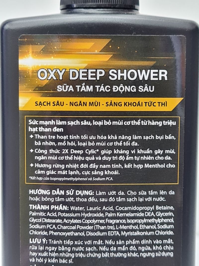 Sữa tắm cho nam giới Oxy Deep Shower