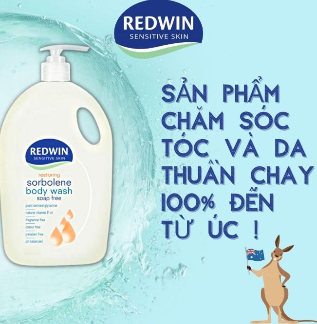 Sữa tắm Redwin Sensitive Skin Sorbolene Body Wash With Vitamin E