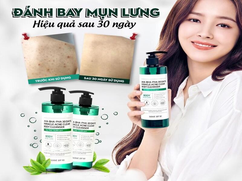 Sữa tắm Some By Mi AHABHAPHA 30 Days Miracle Acne Clear Body Cleanser