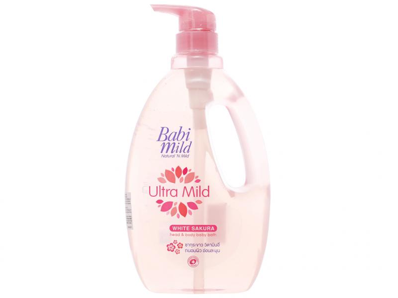 Sữa tắm trẻ em Babi Mild White Sakura