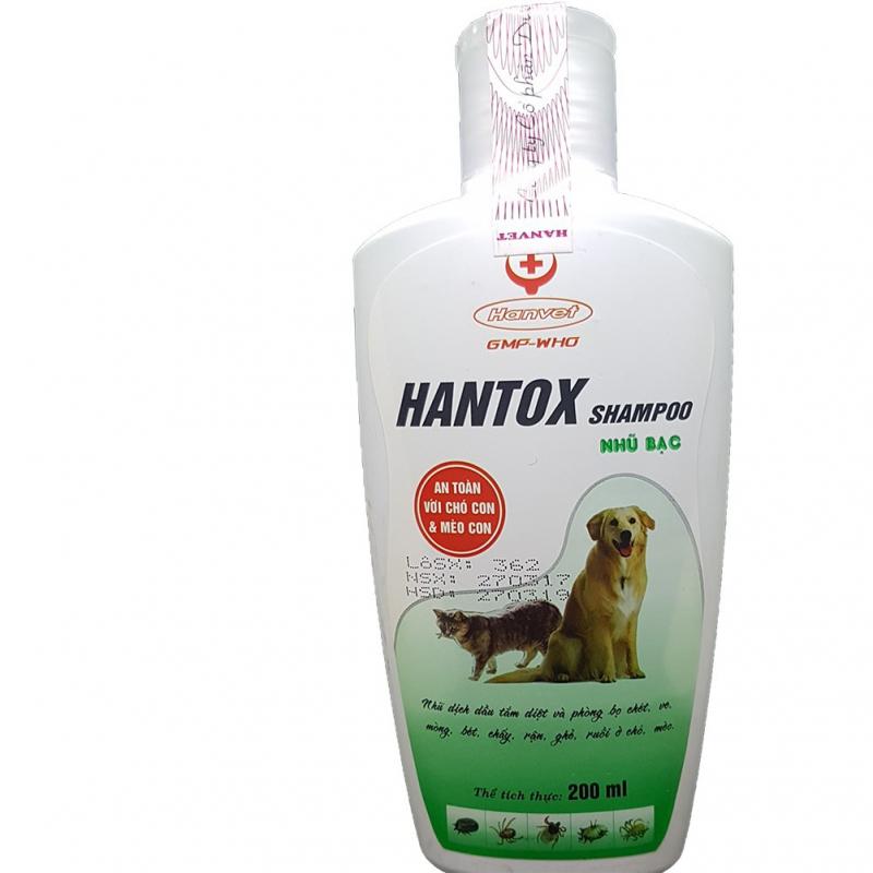 Sữa tắm trị ve rận cho chó Hantox 200ml