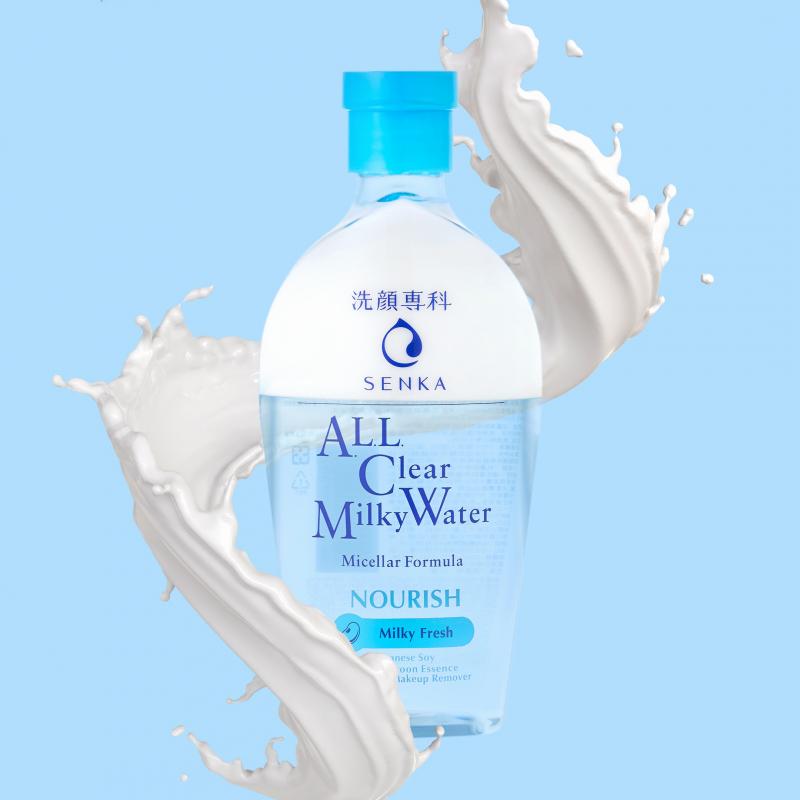 Sữa tẩy trang Senka All Clear Milky Water Nourish