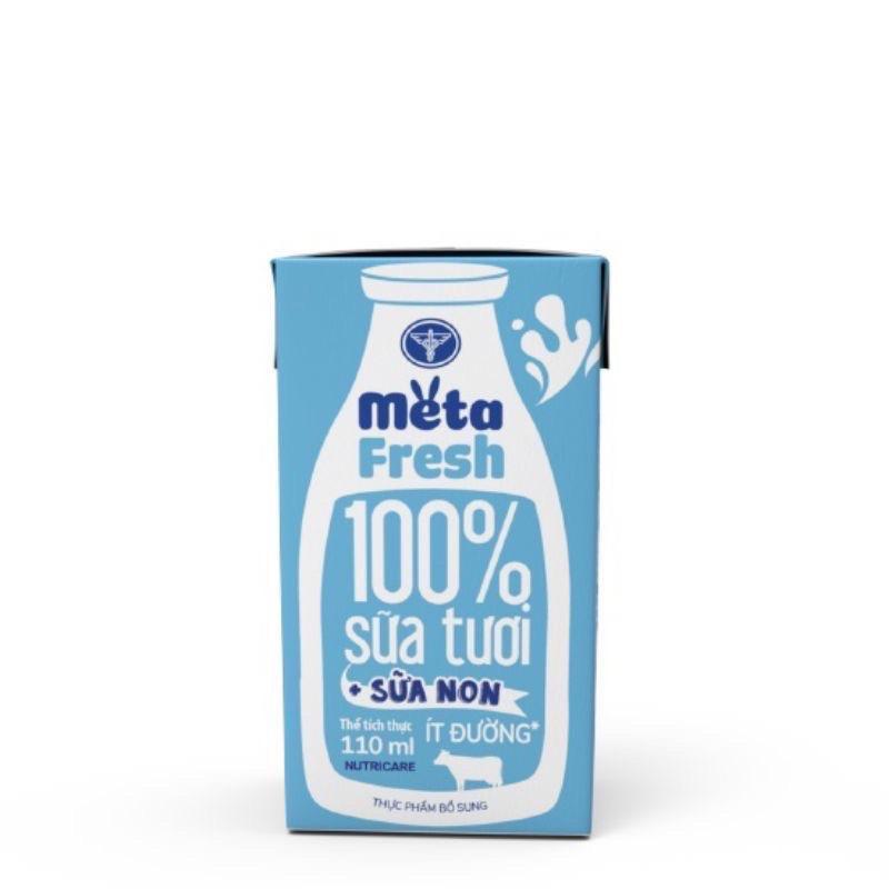 Sữa tươi chứa sữa non Nutricare Meta FRESH ít đường