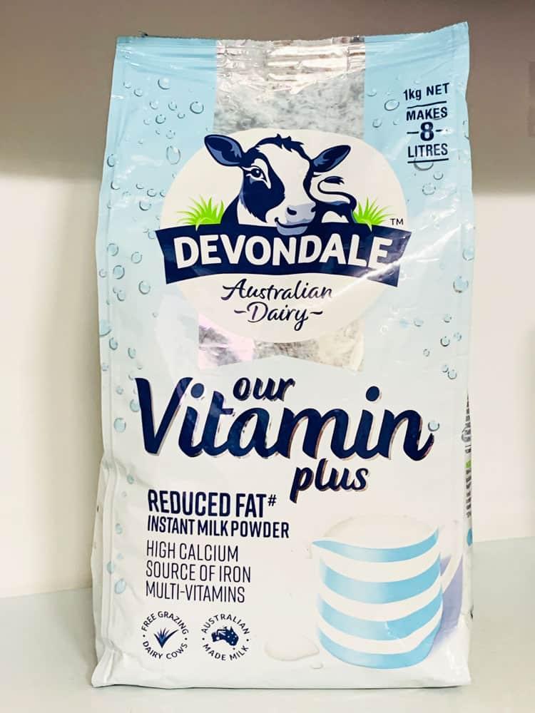 Sữa tươi dạng bột nguyên kem Devondale Vitamin Plus