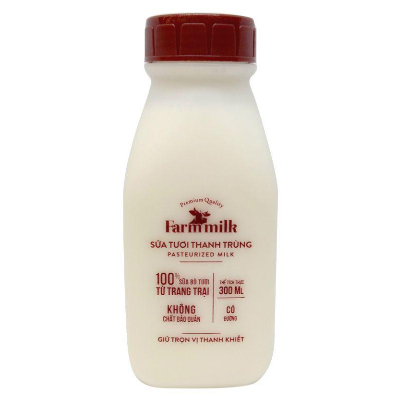 Sữa tươi thanh trùng Farm Milk  có đường