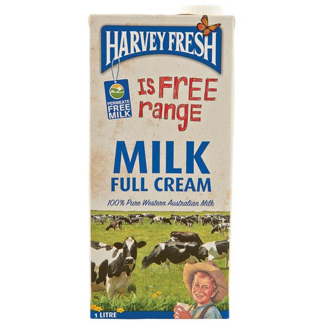 Sữa tươi tiệt trùng nguyên kem Harvey Fresh