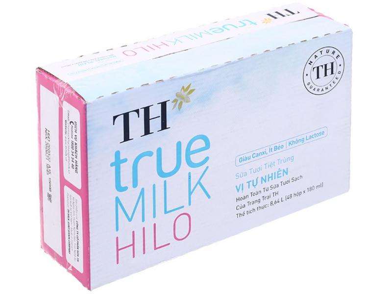 Sữa tươi tiệt trùng TH True Milk Hilo