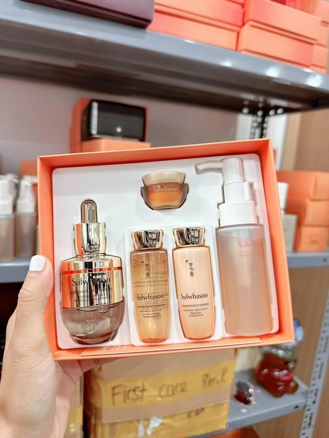 Sulwhasoo Concentrated Ginseng Rescue Ampoule Set