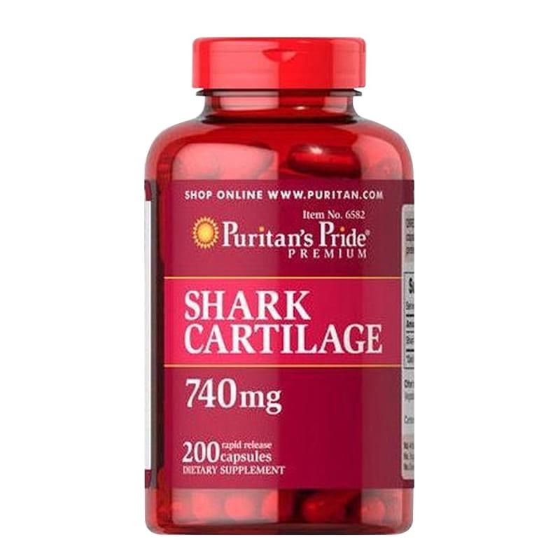Sụn vi cá mập bổ xương khớp tăng cường dịch khớp Puritan's Pride Shark cartilage