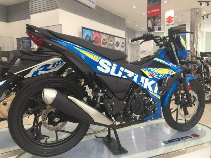 Suzuki Raider R150 mang đến sức hút mới, là đối thủ cạnh tranh trực tiếp với Yamaha Exciter và Honda Winner.