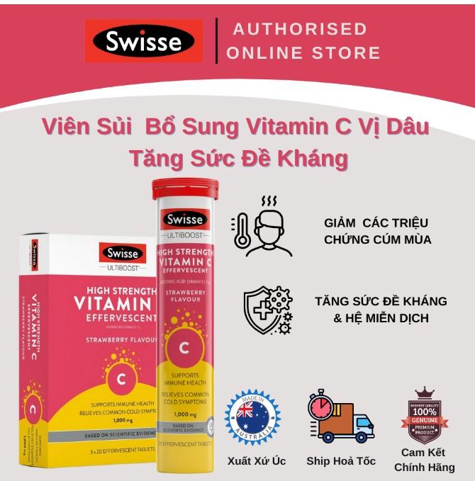 Swisse Ultiboost High Strength Vitamin C Effervescent