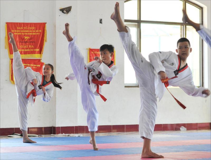 Taekwondo giúp khắc phục khuyết điểm sinh lý con người