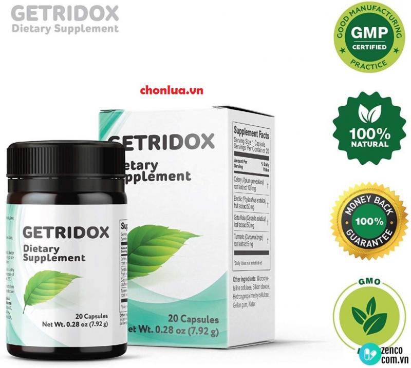 Thải độc ký sinh trùng với Getridox