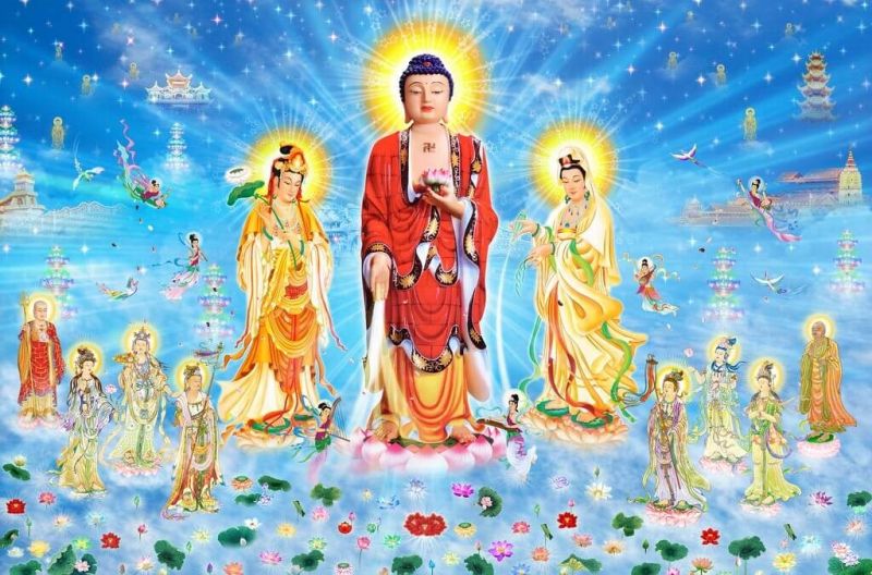 Phật A Di Đà - vị Phật tiếp dẫn chúng sinh về cõi Tây Phương Cực Lạc