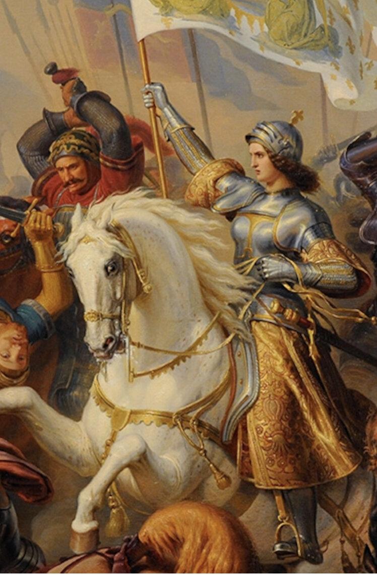 Thánh Joan thành Arc lãnh đạo chiến đấu trong cuộc chiến trăm năm
