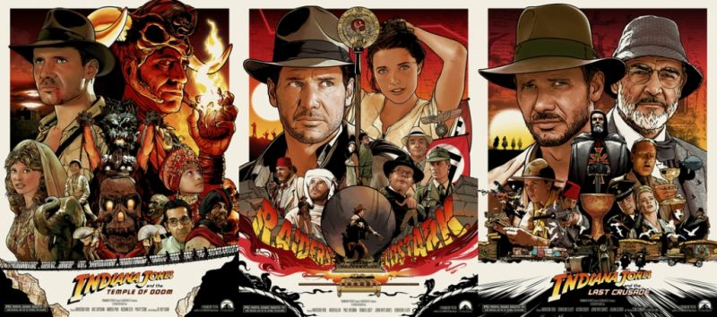 The Indiana Jones series (1981-2008)