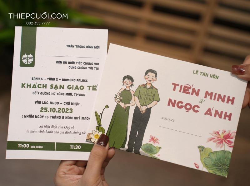 Thiệp cưới Việt Hà