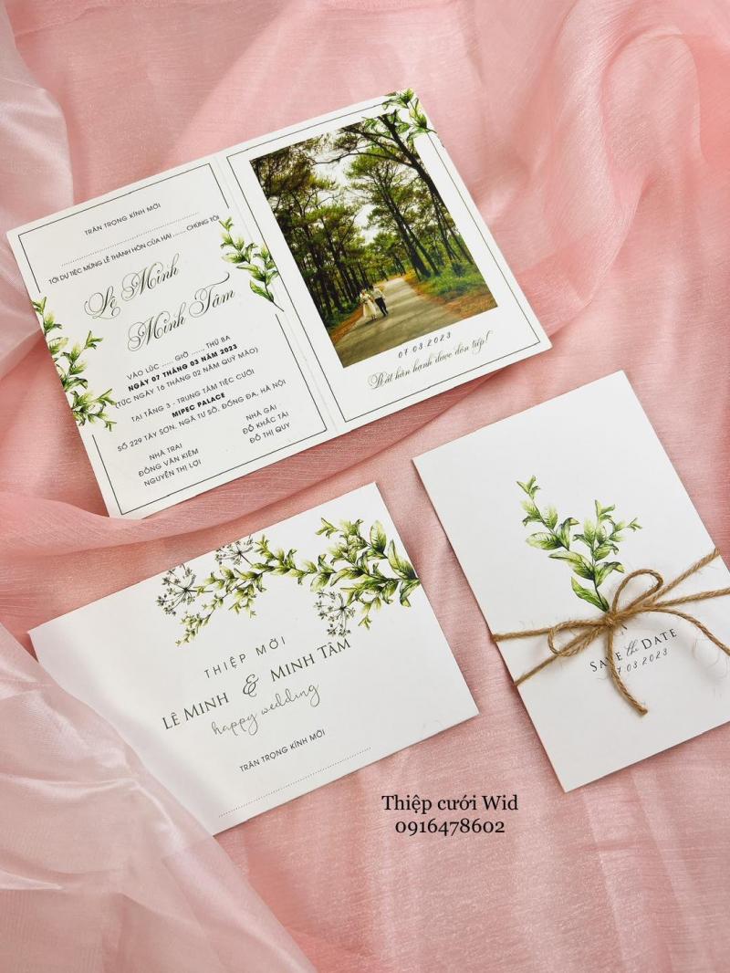 Thiệp cưới WID - Wedding Invitation Design