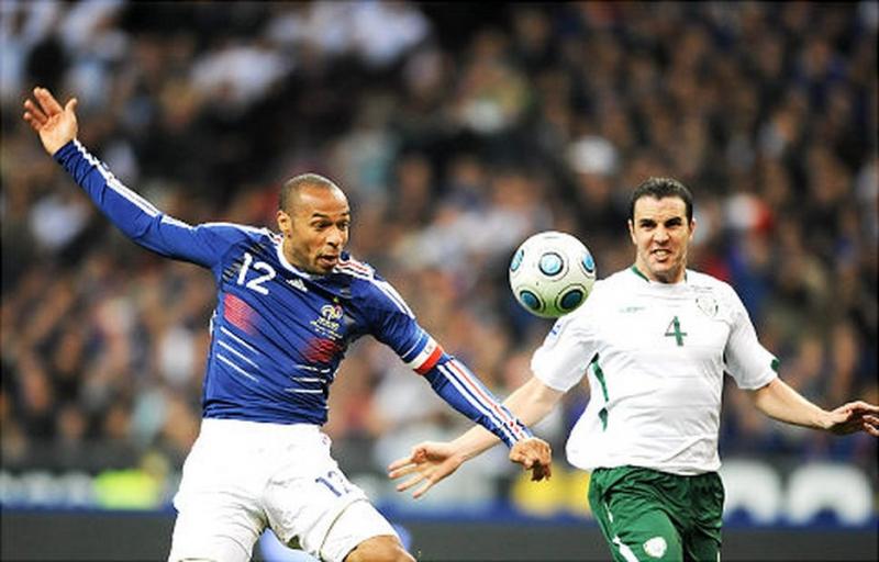 Thierry Henry trong trận gặp Ireland