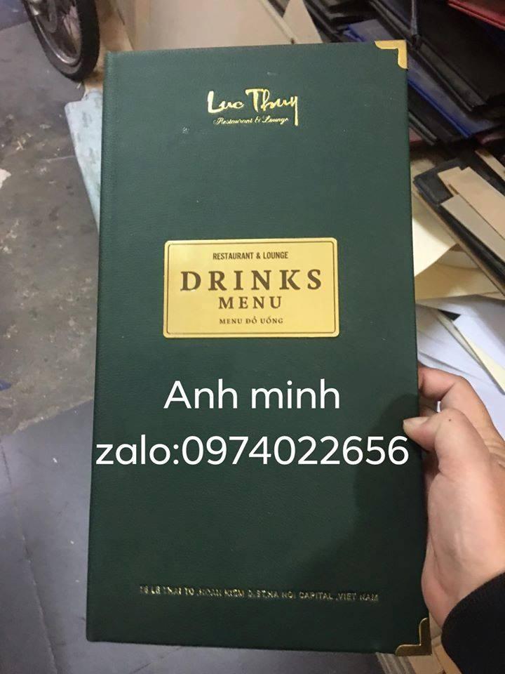 Thiết kế in menu Anh Minh