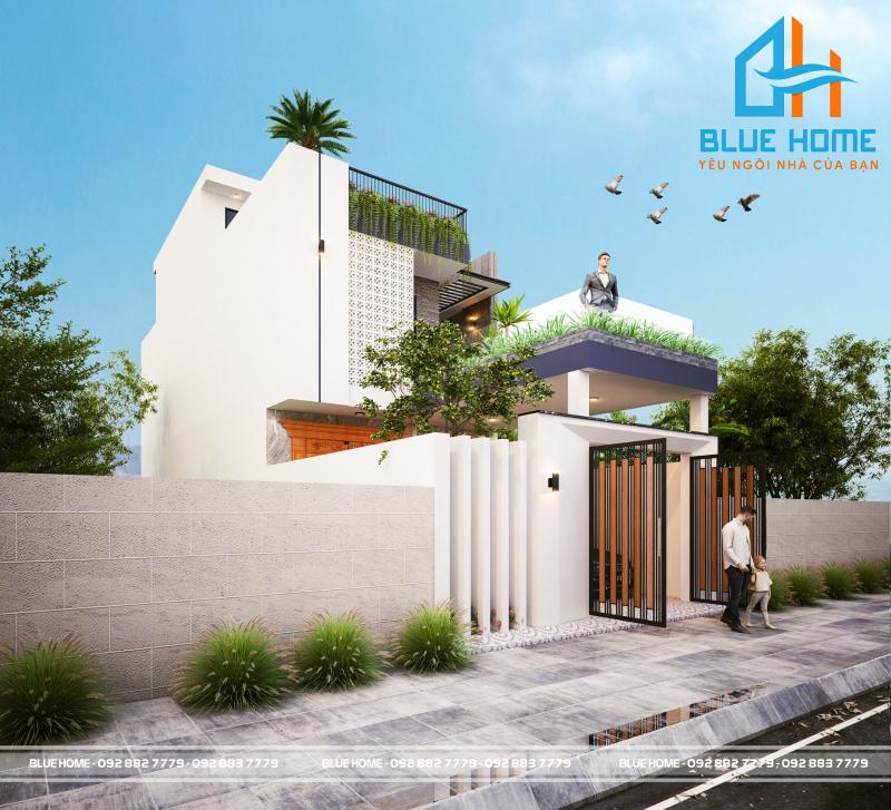 Thiết Kế Nhà Đẹp Hà Tĩnh - Blue Home