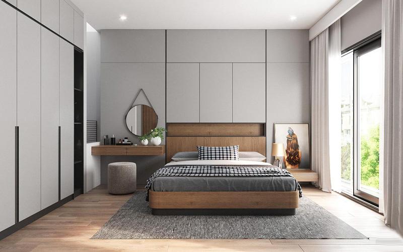Thiết kế nội thất phòng ngủ phong cách hiện đại