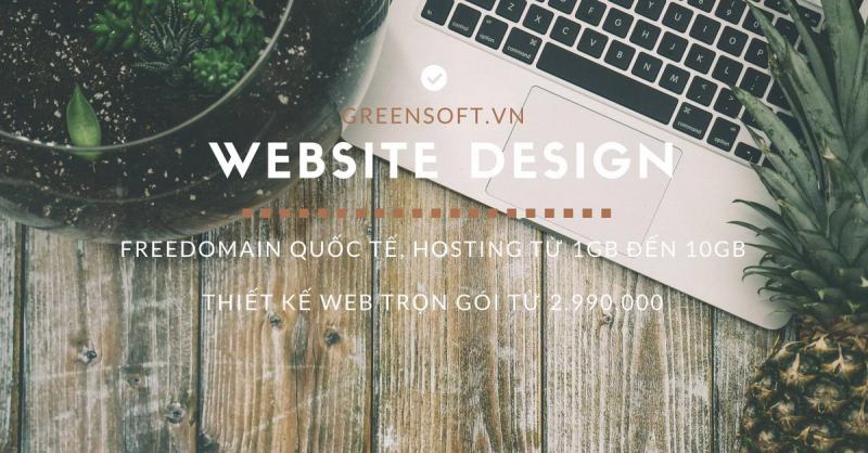 Thiết kế website Greensoft