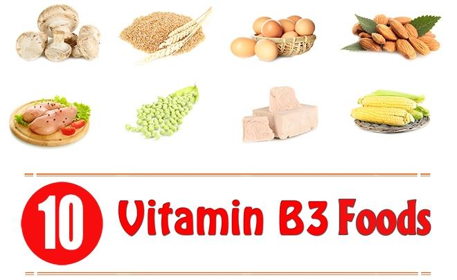 Nhóm thực phẩm chứa nhiều vitanin B3