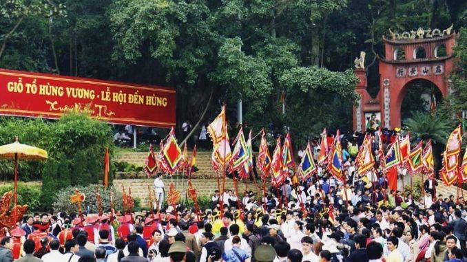 Giỗ tổ Hùng Vương diễn ra vào ngày 10/3 Âm lịch