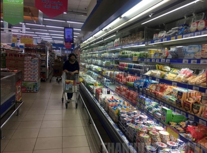 Nguồn thực phẩm tại các siêu thị vẫn rất dồi dào, người dân hoàn toàn có thể yên tâm. (Ảnh: internet)