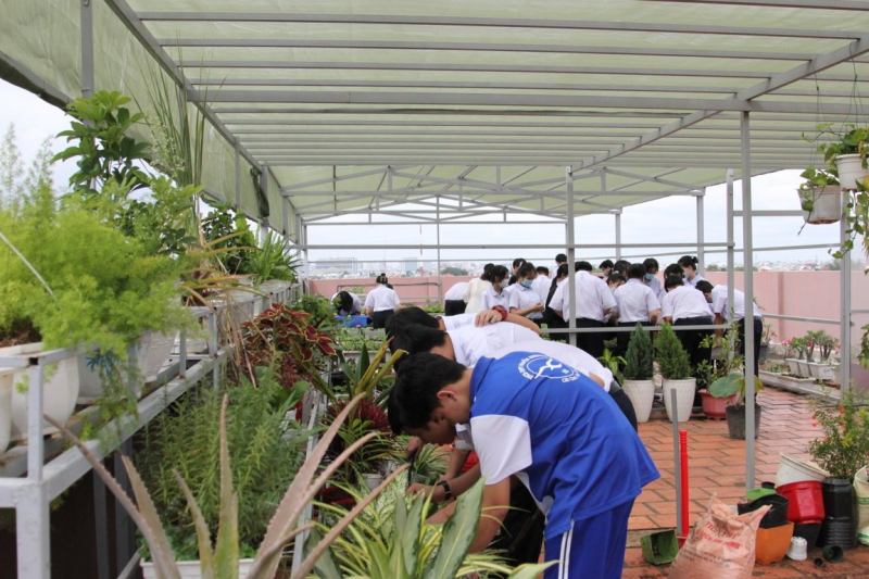 CLB Sinh học của các em học sinh tại THPT Nguyễn Khuyến
