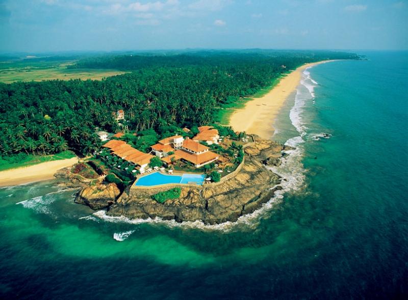 Đảo quốc Sri Lanka nhìn từ trên cao