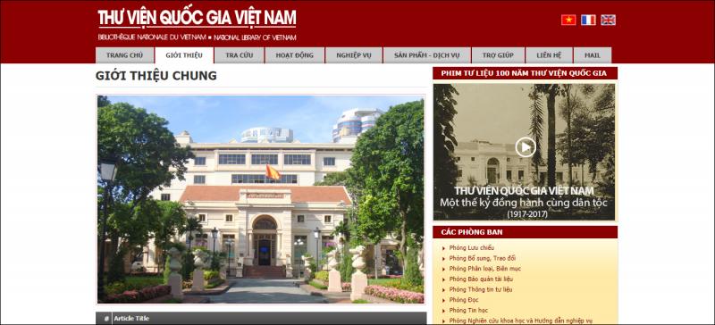 Thư viện Quốc gia Việt Nam