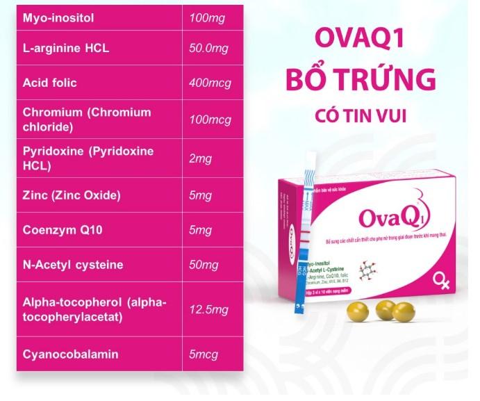 Thực phẩm chức năng OvaQ1