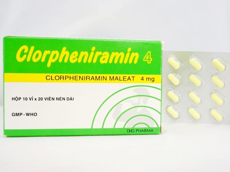 Clorpheniramin 4 được bào chế dạng viên nén 4mg