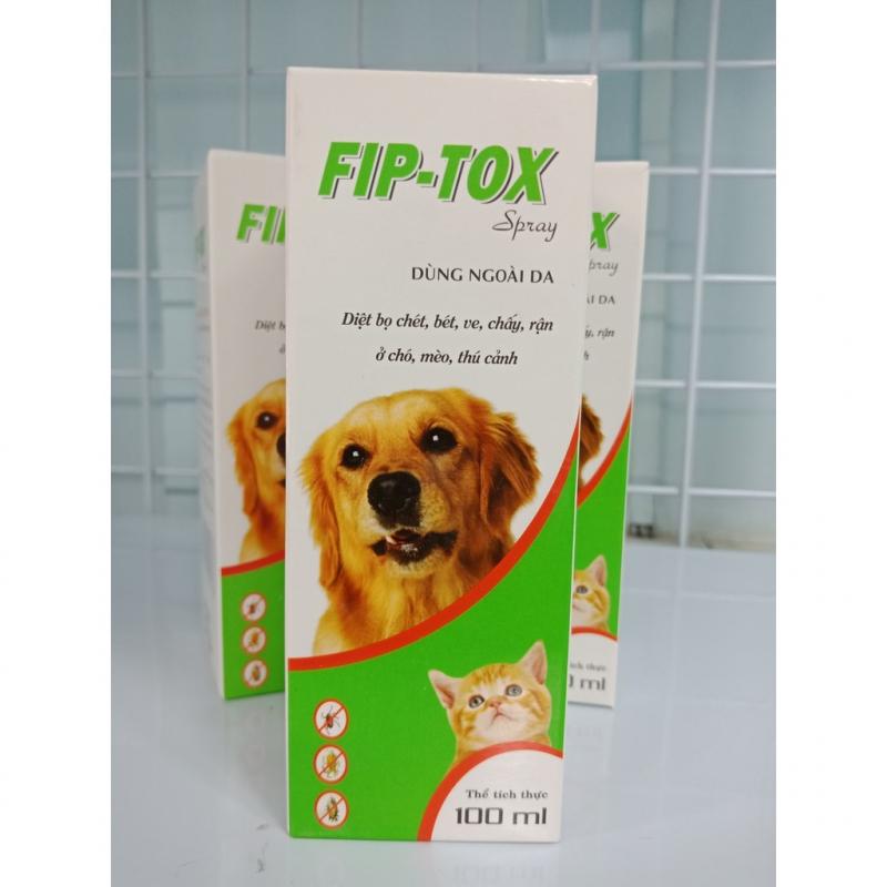 Thuốc xịt diệt ve, rận chó mèo FIP-TOX SPRAY